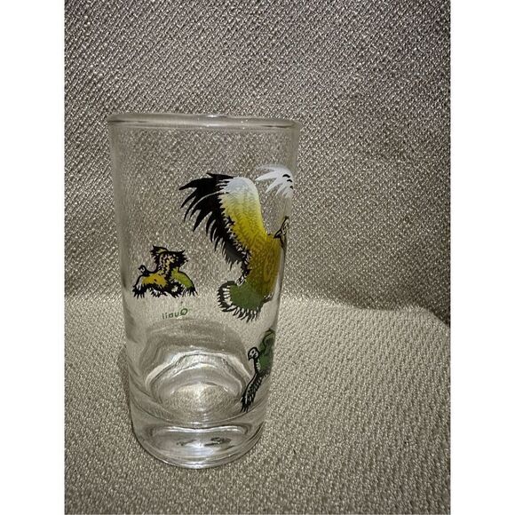 Vintage Hazel Atlas Wild Fowl Quail Bird Glass Tumbler 5” Retro MCM - Picture 4 of 8